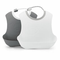 Нагрудник Twistshake (Pastel Grey White) 2шт